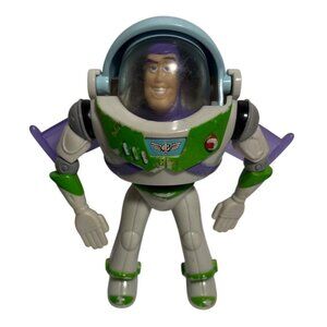 Buzz Lightyear McDonalds Toy Figure Toy Story 2 With Purple Wings 1999